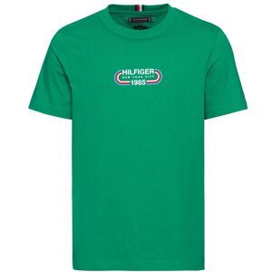 Tommy Hilfiger T-Shirt »HILFIGER TRACK GRAPHIC TEE«, mit grafischem Logo Olympic Green Größe L