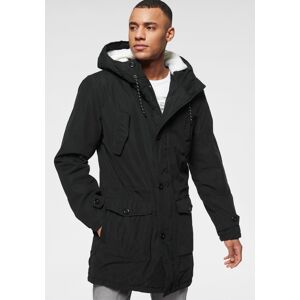 Bruno Banani Parka, mit Kapuze, warm gefüttert schwarz Größe XL (54)