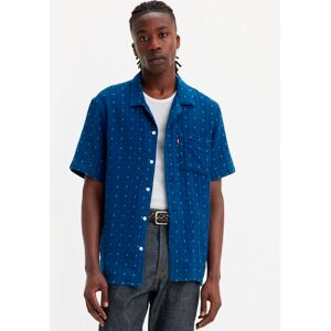 Levi's® Kurzarmhemd »THE SUNSET CAMP SHIRT« GRID INDIGO DOUBLE C Größe M