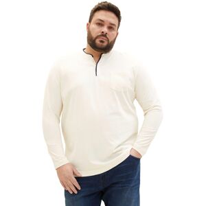 TOM TAILOR PLUS Langarmshirt, mit Logoschriftzug vintage be Größe XXXL