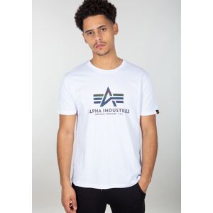 Industries T-Shirt »ALPHA INDUSTRIES Men - T-Shirts Basic T Rainbow Ref.« white Größe M