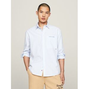 Tommy Jeans Langarmhemd »TJM RLX CLASSIC SHIRT« moderate blue stripe Größe XL