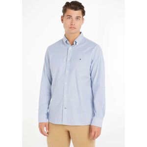 Tommy Hilfiger Streifenhemd »1985 FLEX OXFORD STRIPE RF SHIRT« Ultra Blue / Optic White Größe XXL