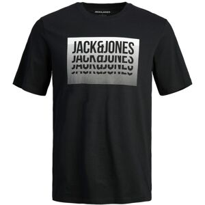 Jack & Jones T-Shirt »JJFLINT TEE SS CREW NECK« black Größe S