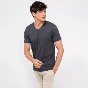 Manor Man - T-Shirt, V-Neck, Für Herren, Anthrazit, Größe L