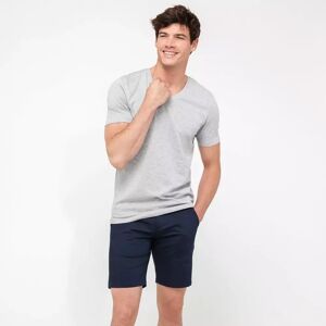 Manor Man - T-Shirt, V-Neck, Für Herren, Grau Melange, Größe Xxl