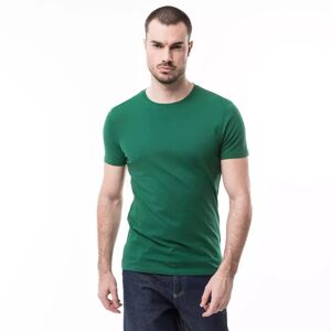 Manor Man - T-Shirt, Rundhals, Kurzarm, Für Herren, Grün, Größe L