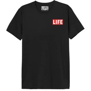 Life Magazine Herren Melifemts010 T-Shirt, Schwarz, XL