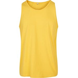 Build Your Brand Herren BB011-Basic Tank T-Shirt, Taxi Yellow, 5XL