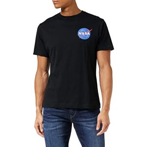 Nasa Herren Core Logo T Shirt, Schwarz (Black Blk), M EU