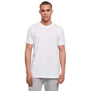 Build Your Brand Herren BB010-Basic Round Neck T-Shirt, White, M