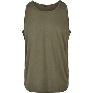 Build Your Brand Herren BB011-Basic Tank T-Shirt, Olive, XL