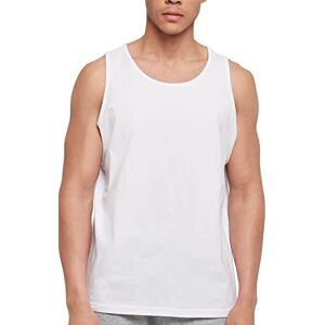 Build Your Brand Herren BB011-Basic Tank T-Shirt, White, XL