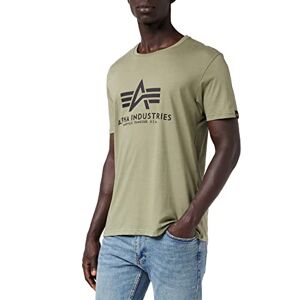 Alpha Herren Basic T-Shirt, Olive, X-Large
