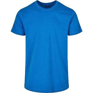 Build Your Brand Herren BB010-Basic Round Neck T-Shirt, Cobalt Blue, M