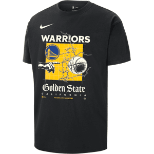 Golden State Warriors Courtside Nike NBA Max90-T-Shirt für Herren - Schwarz - L