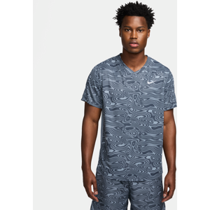 NikeCourt Victory Dri-FIT Tennisoberteil für Herren - Blau - XS