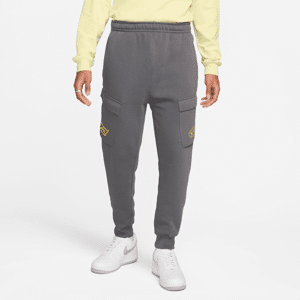 Nike Sportswear Fleece-Cargohose für Herren - Grau - M