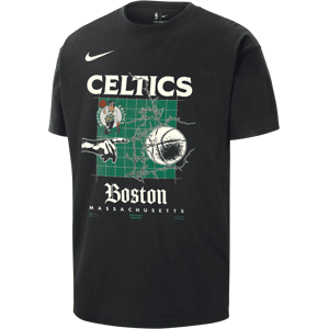 Boston Celtics Courtside Nike NBA Max90-T-Shirt für Herren - Schwarz - XS