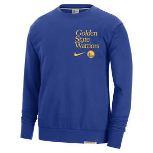 Golden State Warriors Standard Issue Nike Dri-FIT NBA-Sweatshirt mit Rundhalsausschnitt für Herren - Blau - M