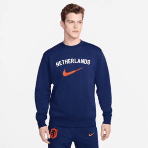 Nike Niederlande Club FleeceSweatshirt mit Rundhalsausschnitt für Herren - Blau - M