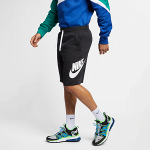 Nike Sportswear Alumni Herrenshorts aus French-Terry - Schwarz - L
