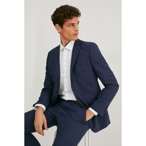 C&A Premium C&A Baukasten-Schurwoll-Sakko-Slim Fit, Blau, Größe: 60 Male