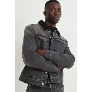 C&A Jeansjacke, Grau, Größe: 2XL Männlich