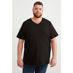 C&A T-Shirt, Schwarz, Größe: 5XL Männlich