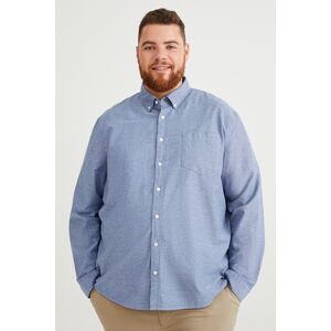 C&A Oxford Hemd-Regular Fit-Button-down, Blau, Größe: 4XL Männlich