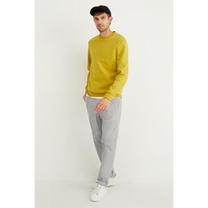 C&A Cord-Chino-Tapered Fit, Grau, Größe: W36 L34 Male