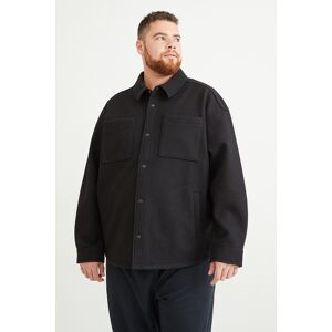 C&A Hemdjacke, Schwarz, Größe: 4XL Männlich