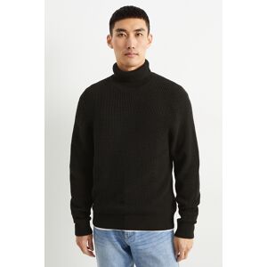 C&A Rollkragenpullover, Schwarz, Größe: 2XL Male