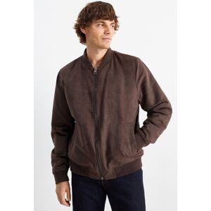 C&A Blouson-Velourslederimitat, Braun, Größe: 2XL Männlich