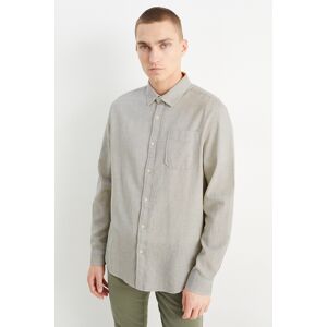 C&A Hemd-Regular Fit-Kent, Grün, Größe: 2XL Männlich