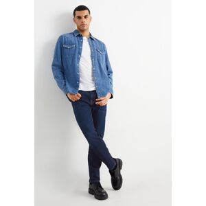 C&A Slim Tapered Jeans-LYCRA®, Blau, Größe: W36 L32 Männlich