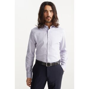 C&A Businesshemd-Slim Fit-Cutaway-bügelleicht-gestreift, Lila, Größe: 2XL Männlich