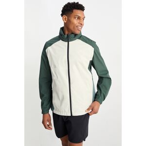 C&A Active C&A Funktionsjacke mit Kapuze-wasserabweisend-faltbar, Grün, Größe: XL Männlich