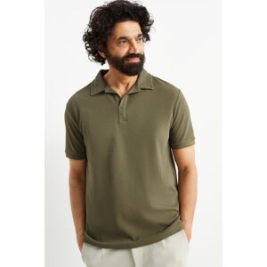 C&A Feinstrick-Poloshirt, Grün, Größe: XL Männlich