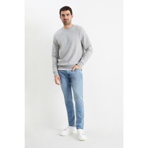 C&A Slim Tapered Jeans-LYCRA®, Blau, Größe: W28 L32 Männlich