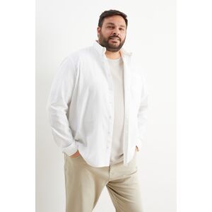 C&A Oxford Hemd-Regular Fit-Button-down, Weiss, Größe: 3XL Männlich