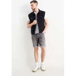 C&A Jeans-Shorts-Flex Jog Denim-LYCRA®, Grau, Größe: W32 Männlich