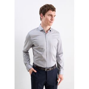 C&A Businesshemd-Slim Fit-Cutaway-bügelleicht, Lila, Größe: 2XL Männlich