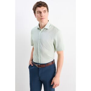 C&A Businesshemd-Regular Fit-Cutaway-bügelleicht, Grün, Größe: L Männlich