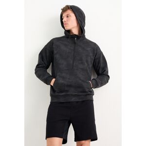 C&A Active C&A Hoodie, Grau, Größe: 2XL Männlich