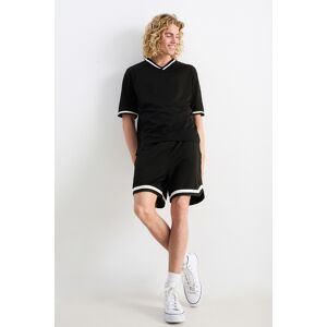 C&A Sweatshorts, Schwarz, Größe: 2XL Männlich