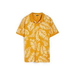 C&A Poloshirt-gemustert, Orange, Größe: 4XL Männlich