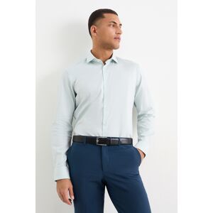 C&A Businesshemd-Regular Fit-Cutaway-bügelleicht, Grün, Größe: M Männlich