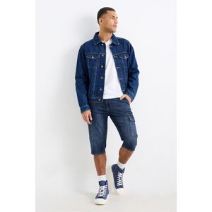 C&A Cargo-Jeans-Bermudas-LYCRA®, Blau, Größe: W38 Männlich