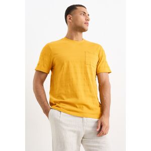 C&A T-Shirt-strukturiert, Orange, Größe: L Männlich